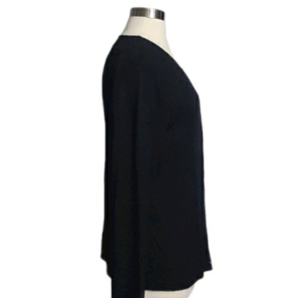 Prophecy by Sag Harbor Black Long Sleeve Cardigan - Picture 6 of 9
